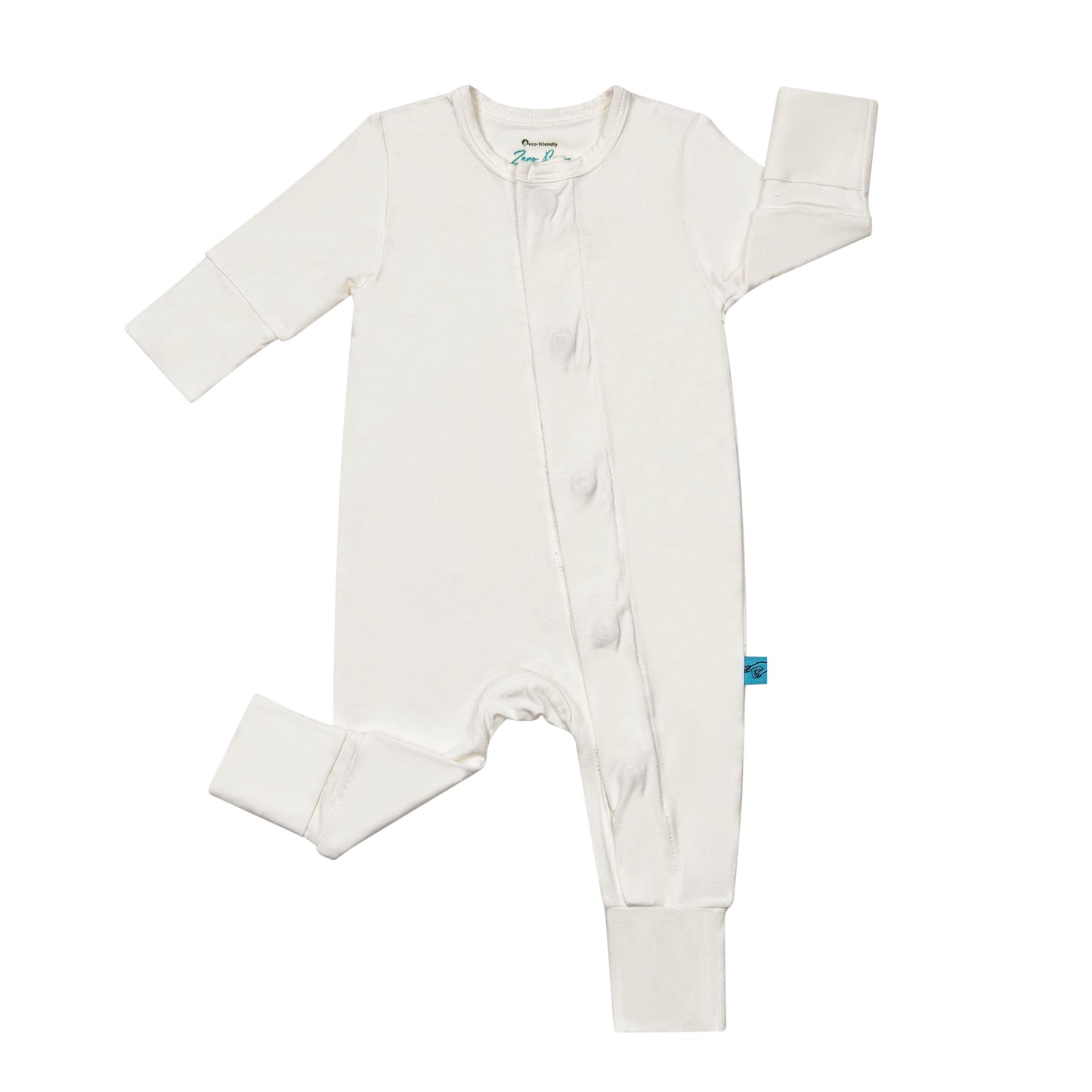 Zeno Bear EasyFit Magic Magnetic Bamboo Romper * 2025 NEW Solid Colors and Style
