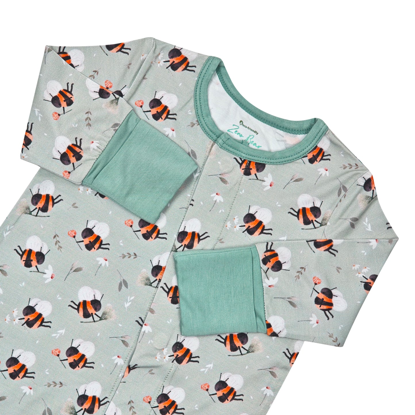 Zeno Bear EasyFit Magic Magnetic Bamboo Romper * 2025 NEW Prints