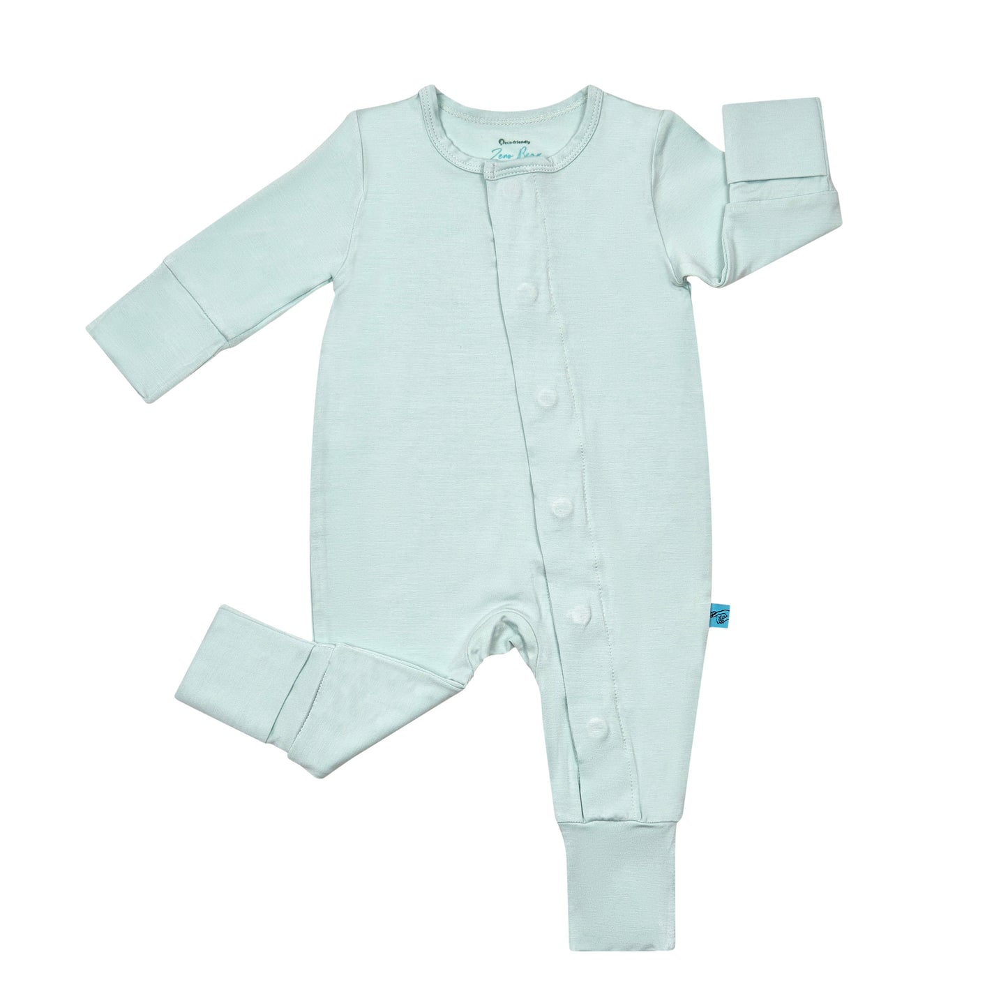 Zeno Bear EasyFit Magic Magnetic Bamboo Romper * 2025 NEW Solid Colors and Style