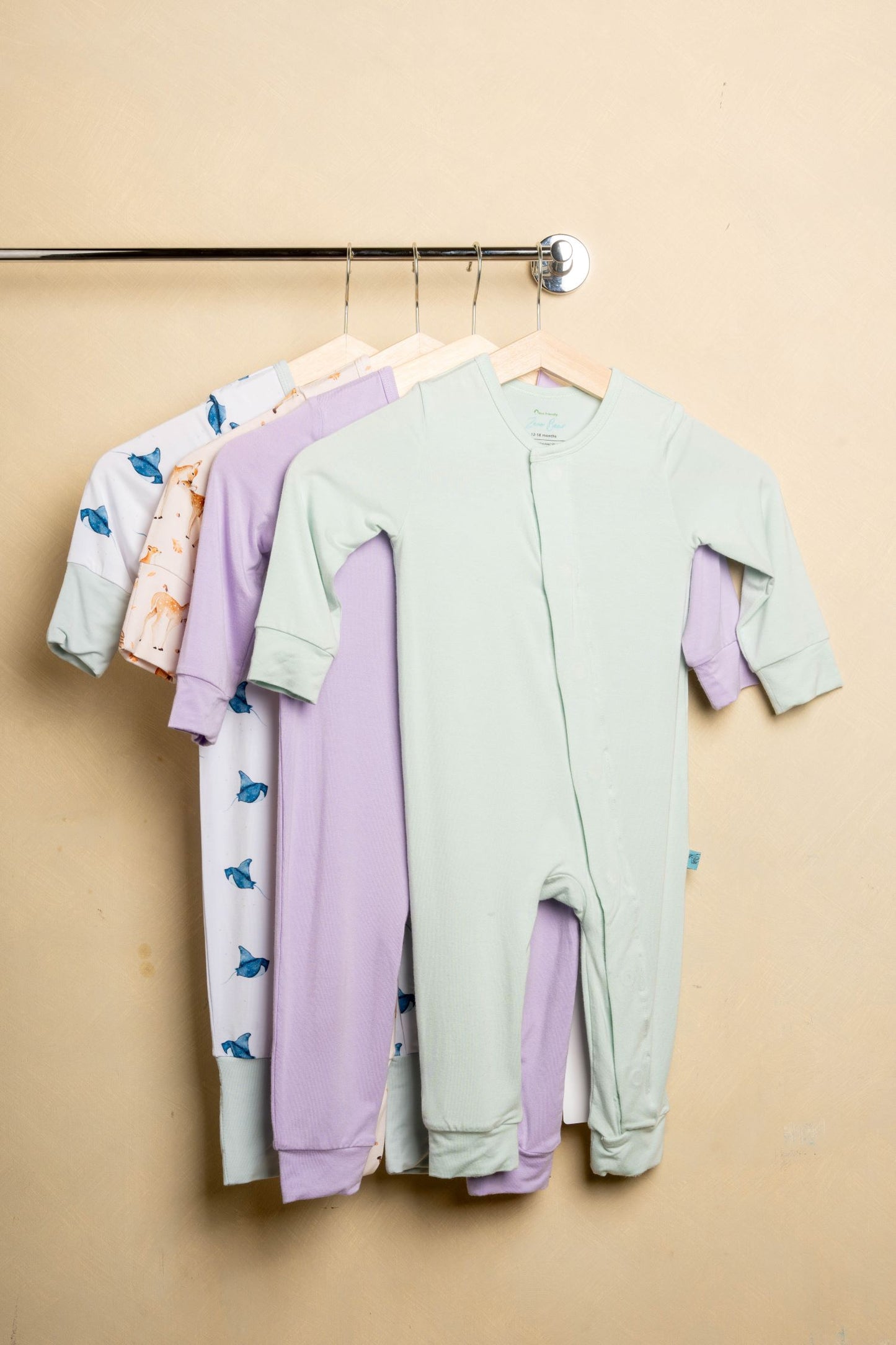 EasyFit Magic Magnetic Bamboo Romper (Solid Color) 12 to 18M
