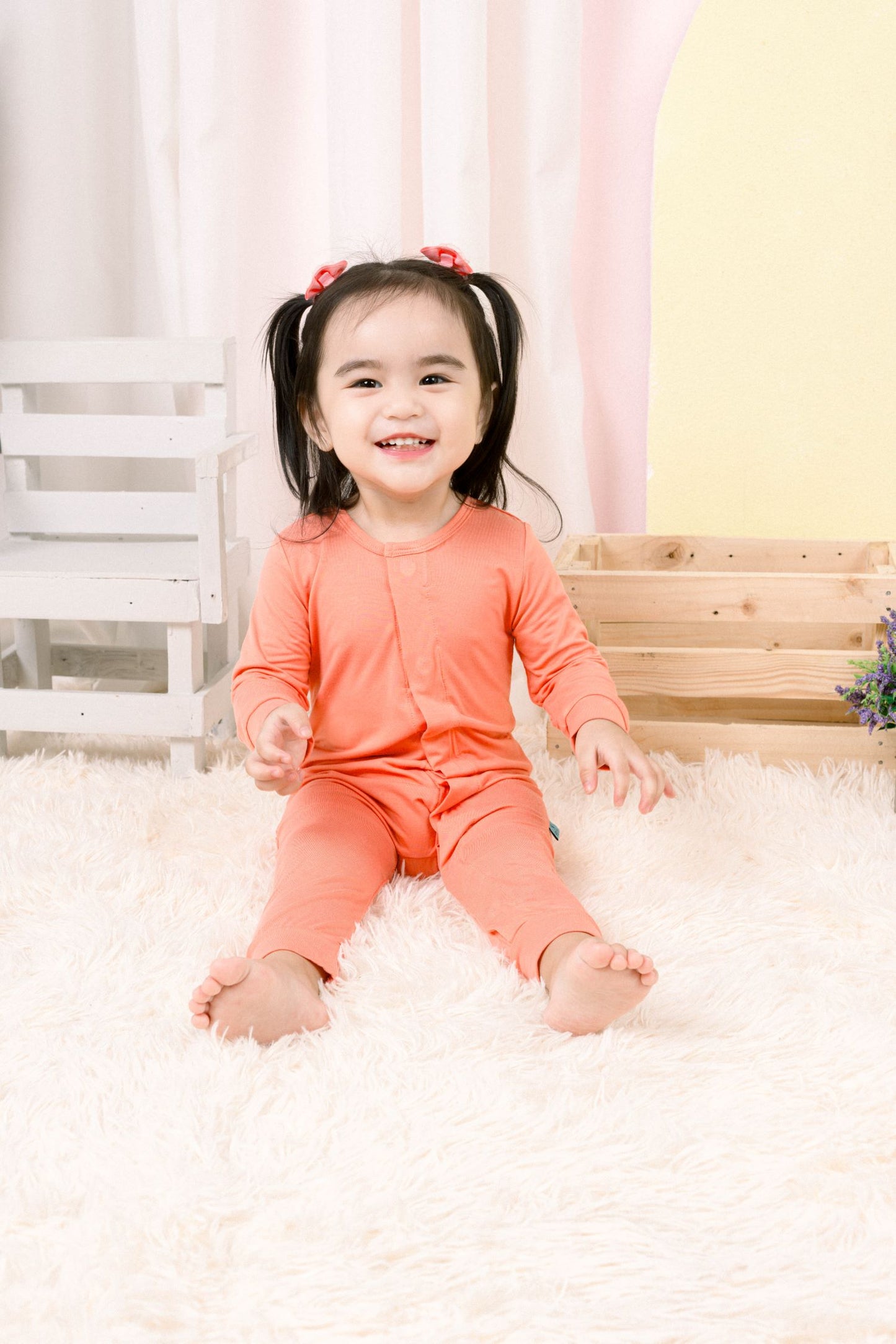EasyFit Magic Magnetic Bamboo Romper (Solid Color) 12 to 18M