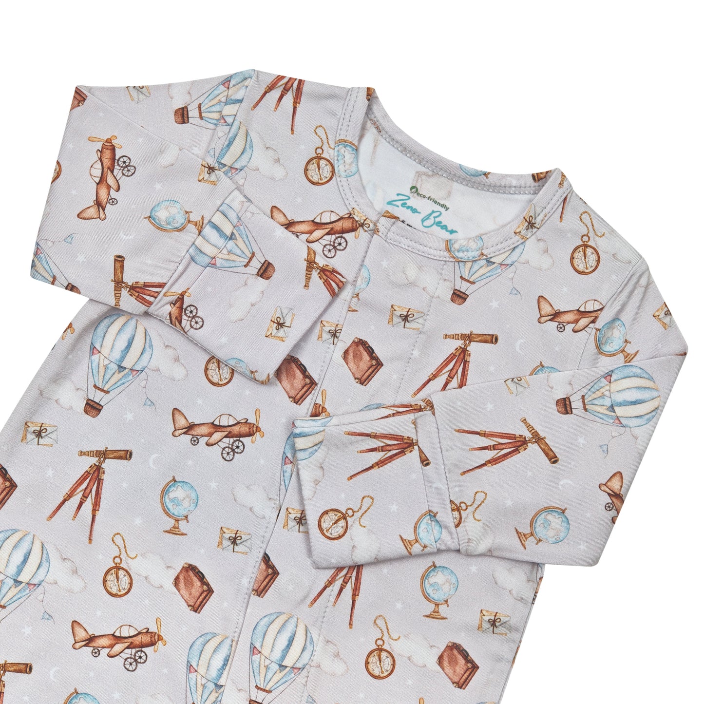 Zeno Bear EasyFit Magic Magnetic Bamboo Romper * 2025 NEW Prints
