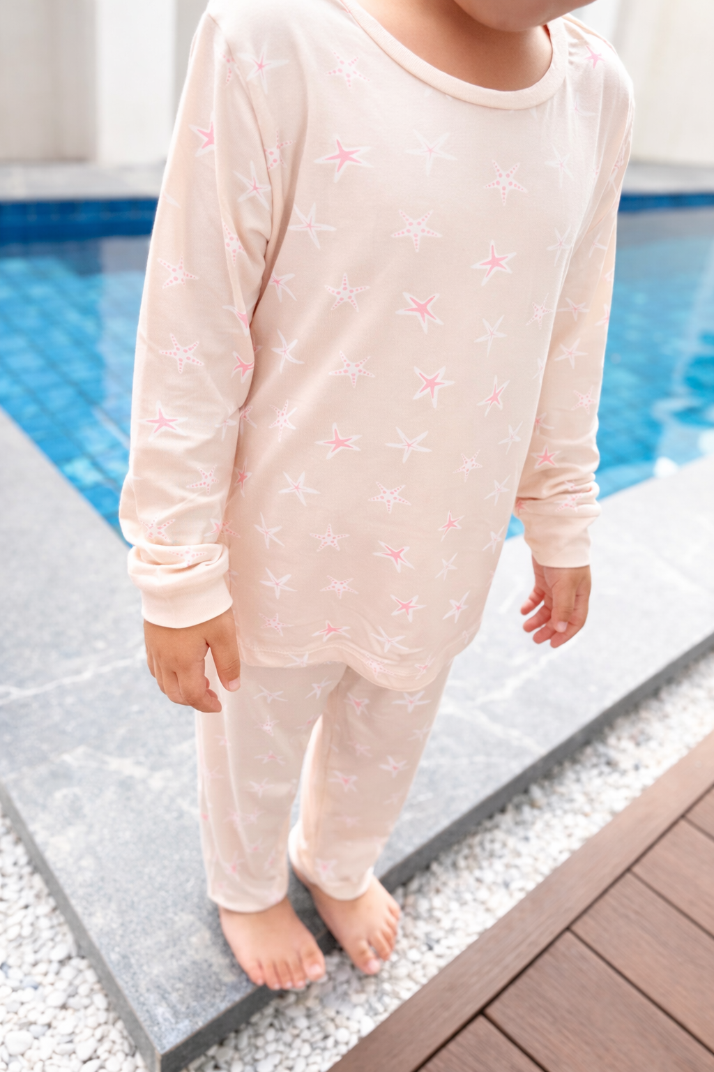 Bamboo Toddler Pajama Set | Seaside Stars & Blushing Bows- New Collection