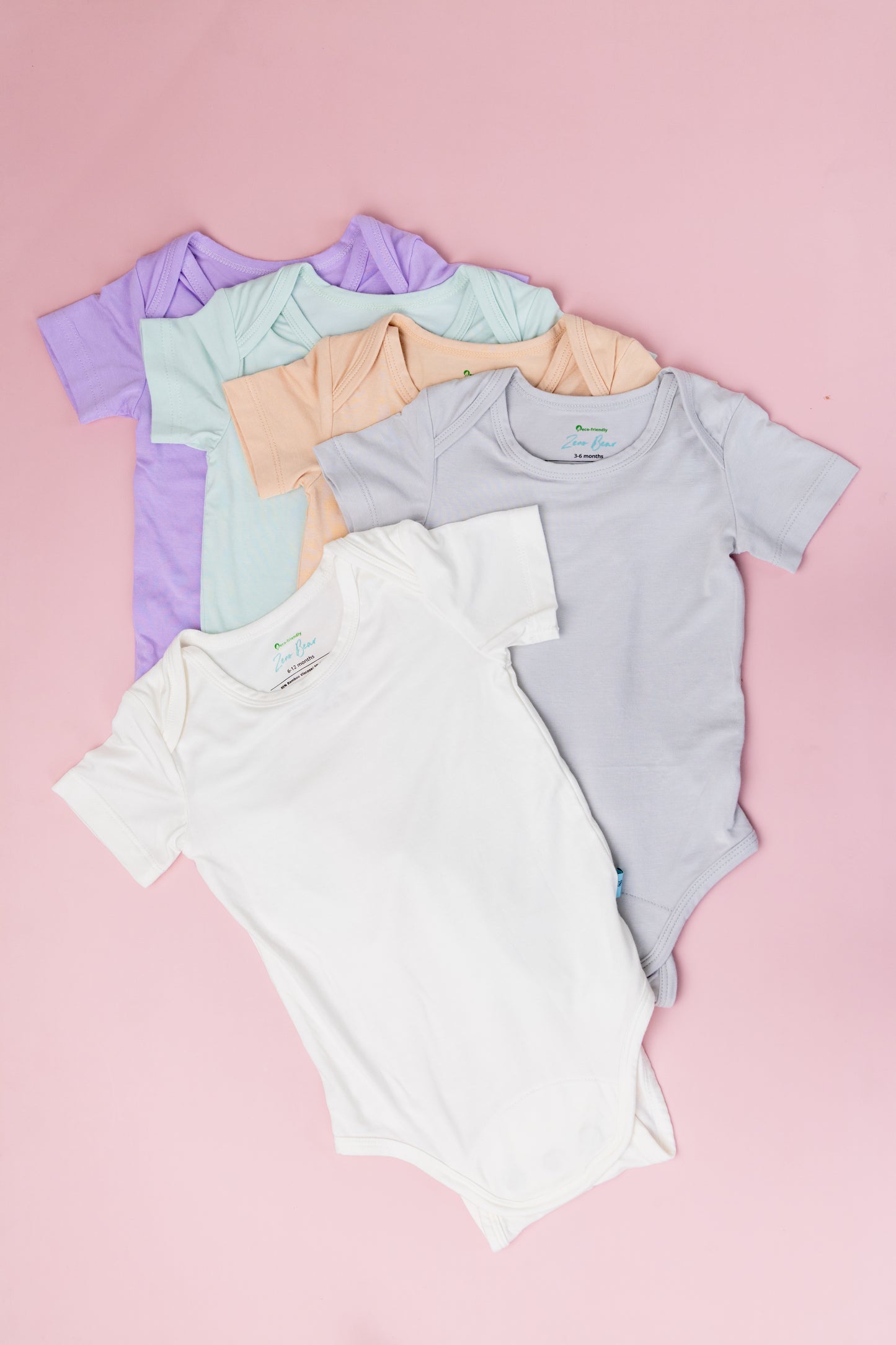 Zeno Bear Magnetic Bamboo Onesie (Solid Colors)