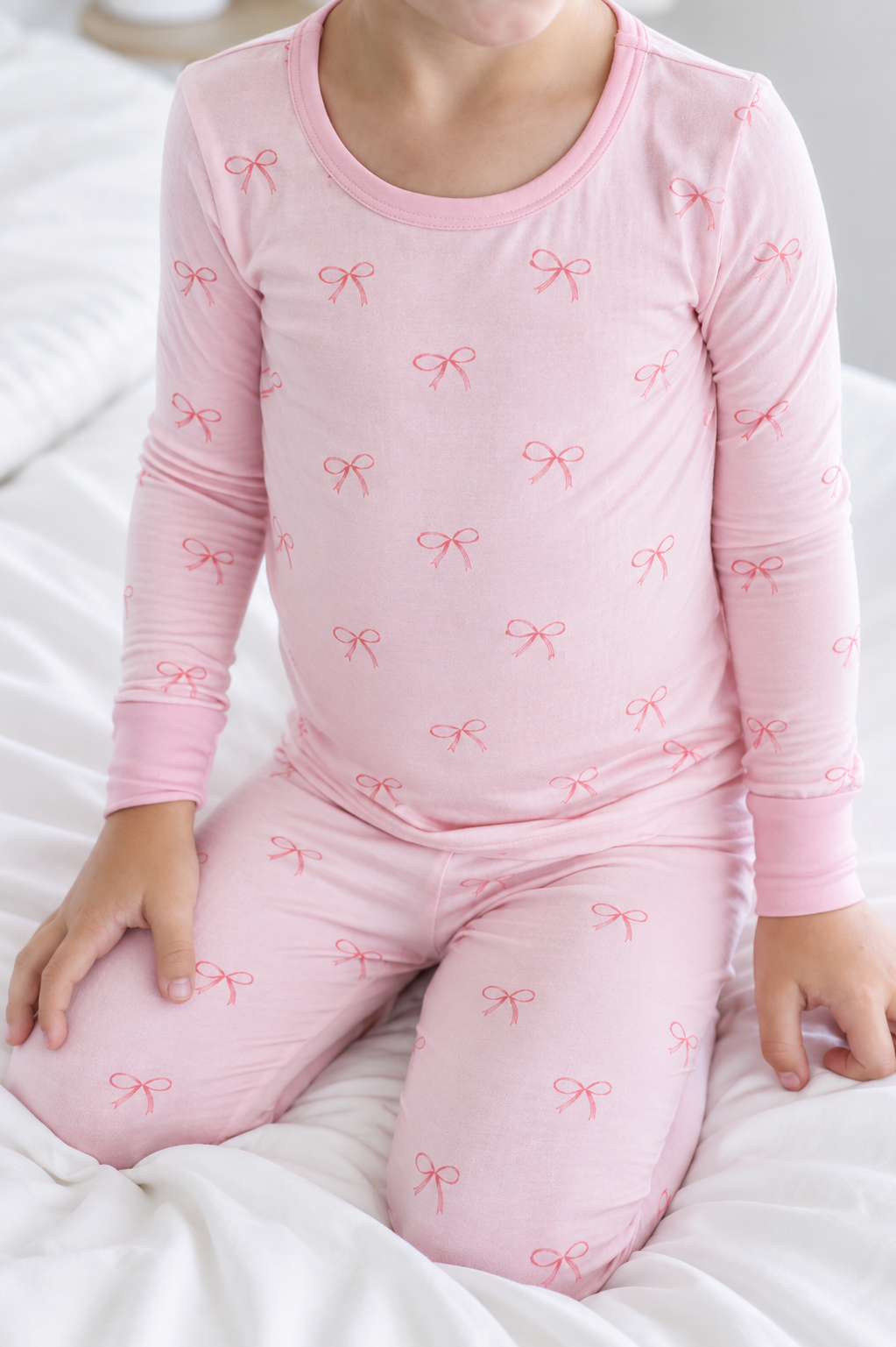 Bamboo Toddler Pajama Set | Seaside Stars & Blushing Bows- New Collection