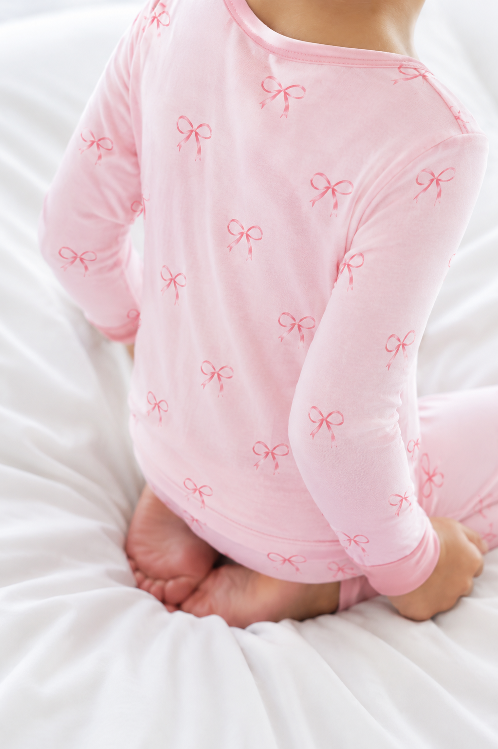 Bamboo Toddler Pajama Set | Seaside Stars & Blushing Bows- New Collection