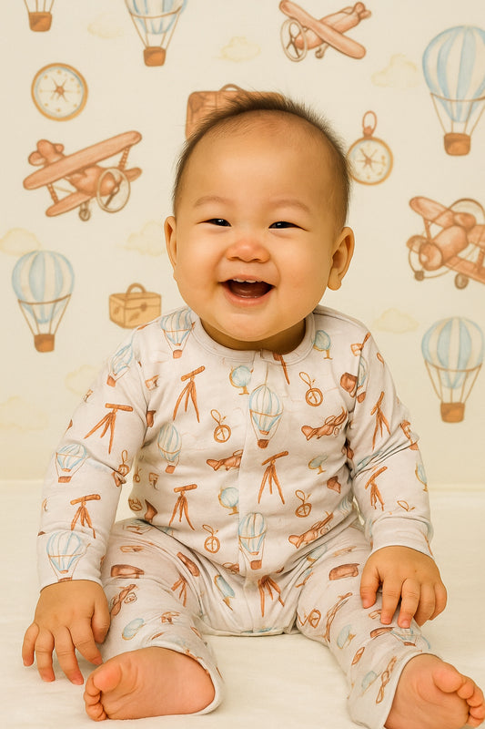 Zeno Bear EasyFit Magic Magnetic Bamboo Romper * 2025 NEW Prints